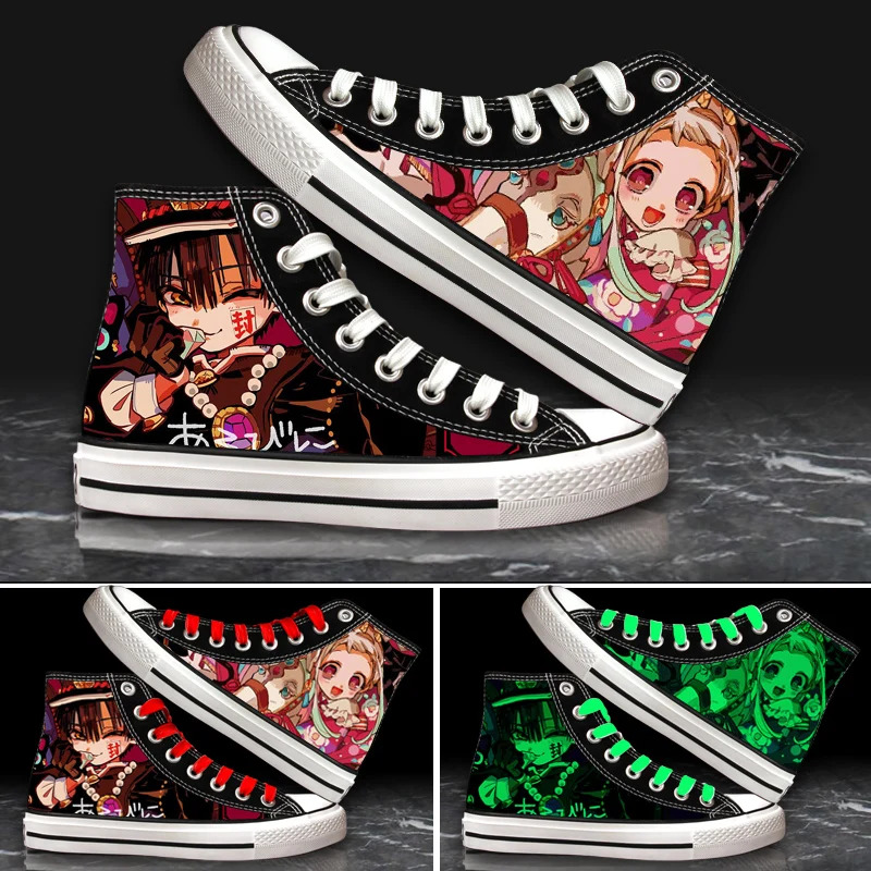 Canvas Sneaker High - Anime toilette lié hanako-kun 3D veilleuses