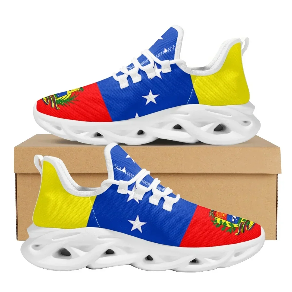 Men'S Shoes Comfortable Walking - Baskets drapeau du Venezuela pour femmes