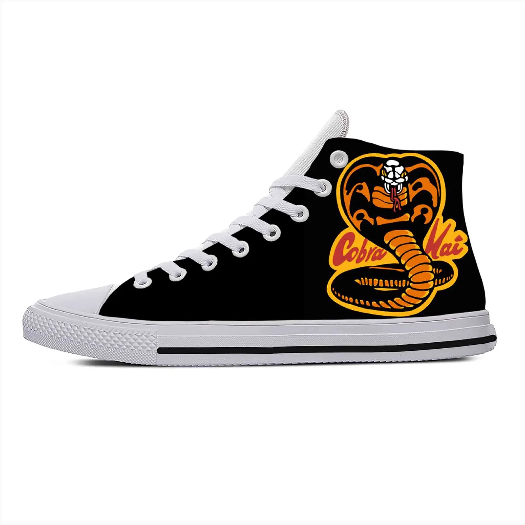 Canvas Sneaker High - Kai Karate Anime Cartoon Fang Fashion