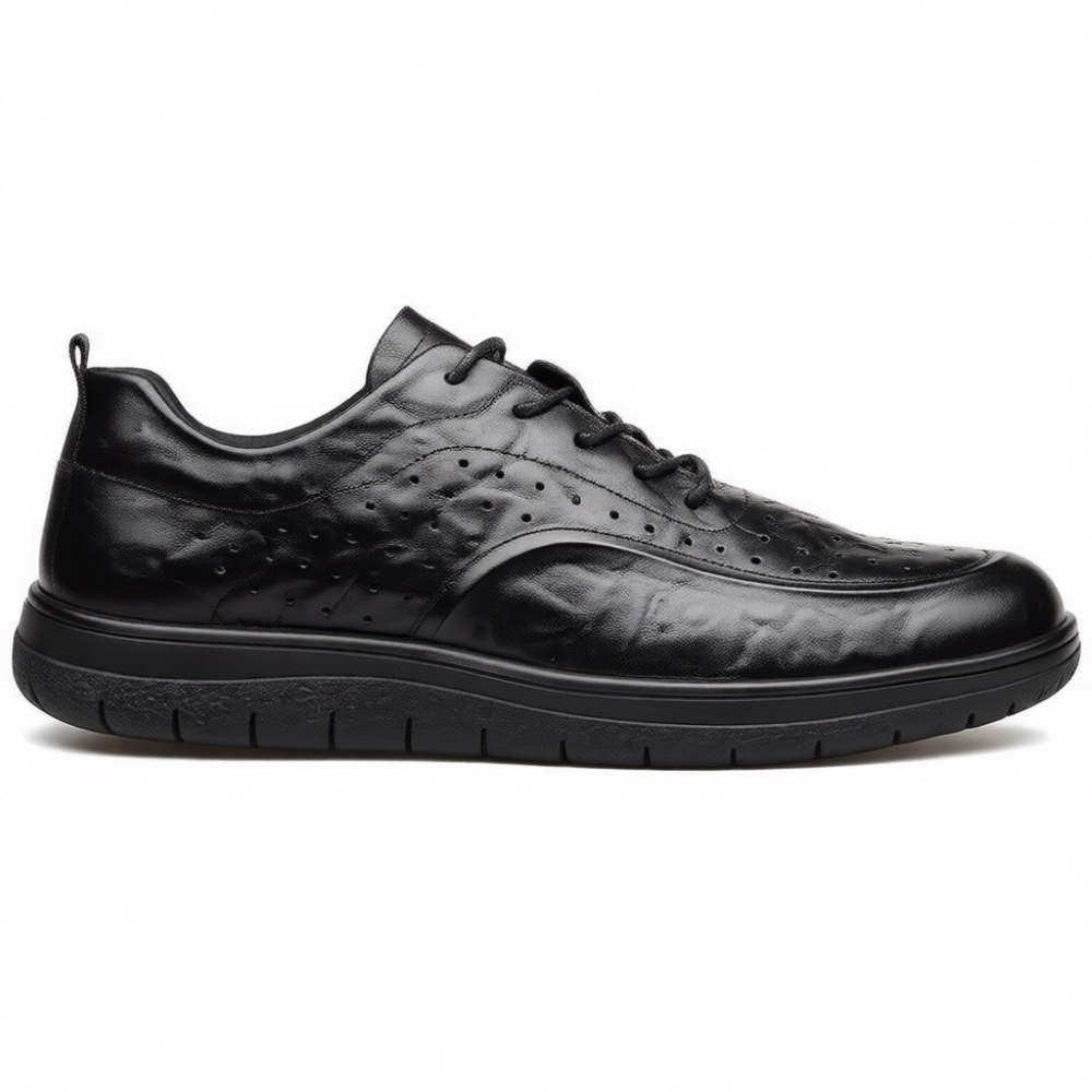 Men Shoes For Office Work - Chaussures décontractées en cuir véritable, élégantes,
