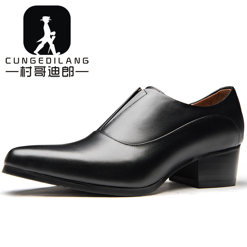 Men Shoes Louboutin - Chaussures en cuir à talons hauts