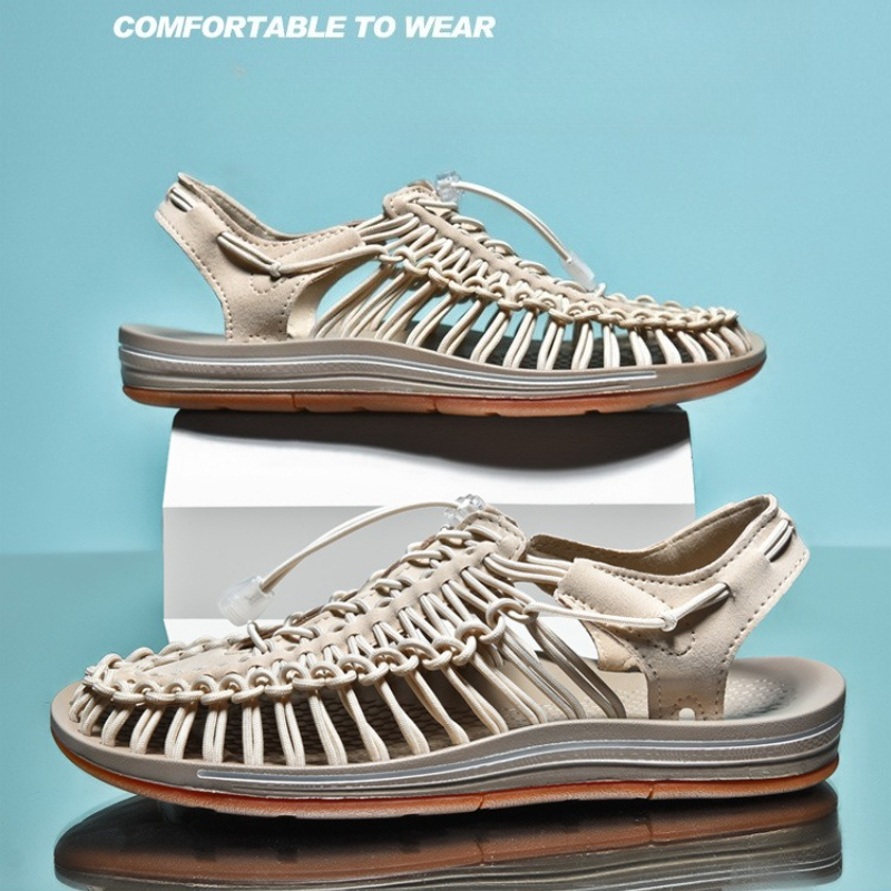 Men Shoes Essentials - Sandales tissées légères et confortables pour