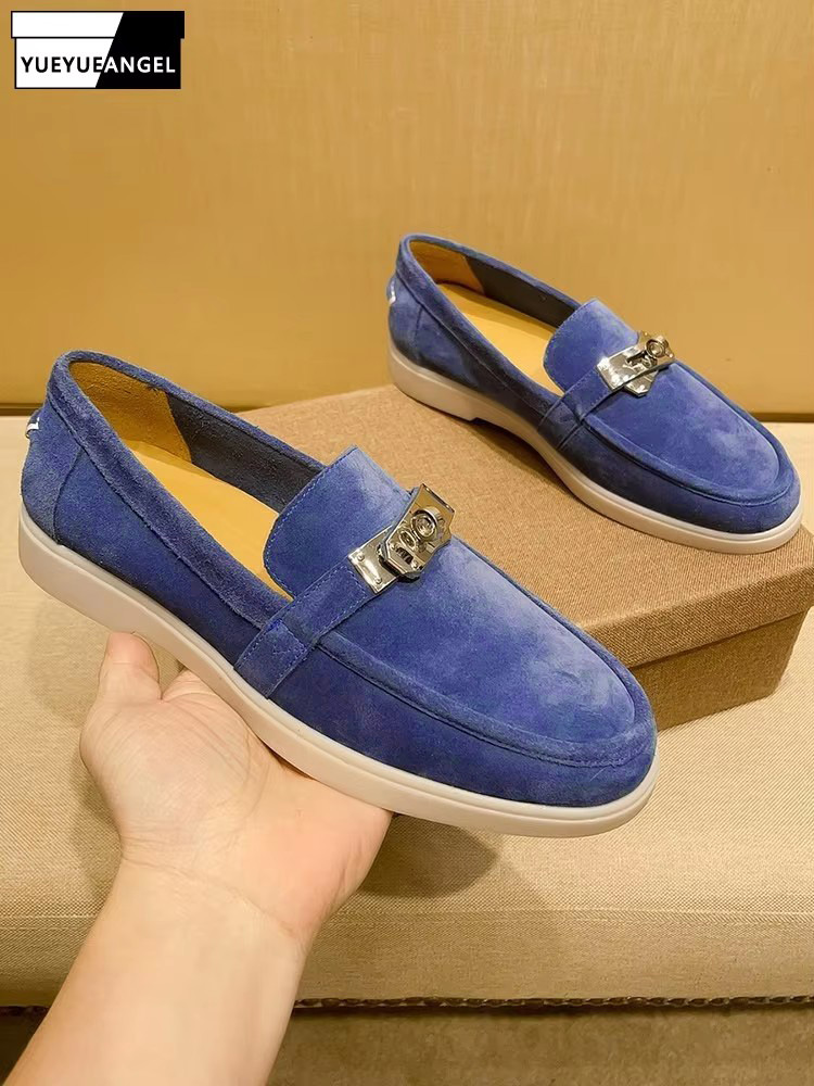 Men Shoes For Office Work - Mocassins en cuir véritable pour hommes,