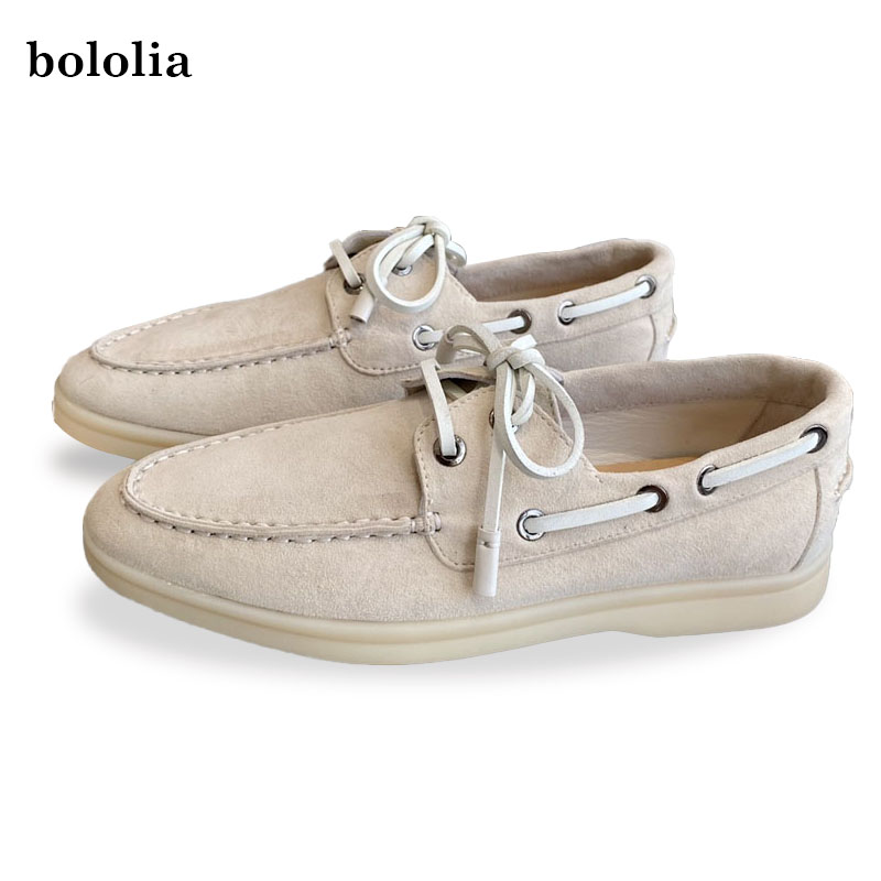 Men'S Shoes Hugo Boss - Chaussures plates en cuir véritable de