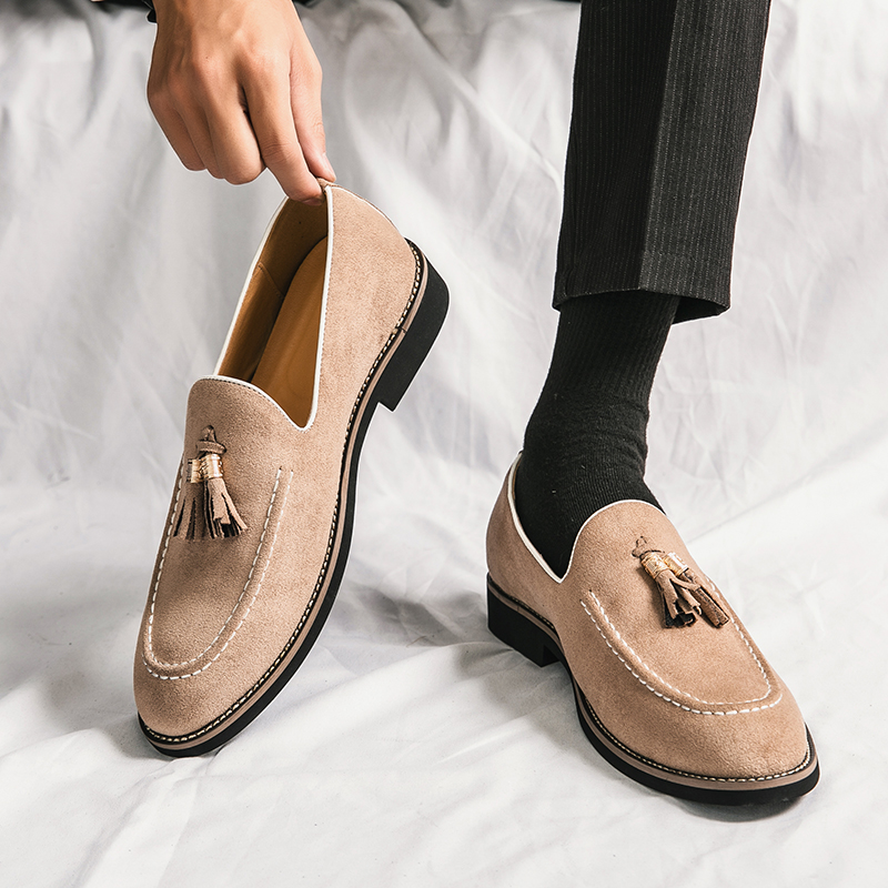 Men Shoes Louboutin - Marque italienne peau de vache daim