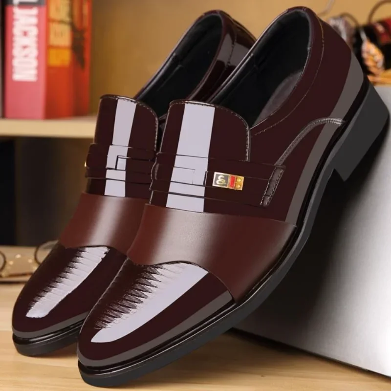 Chaussures en cuir pour hommes - Men Shoes For Office Work avis et prix