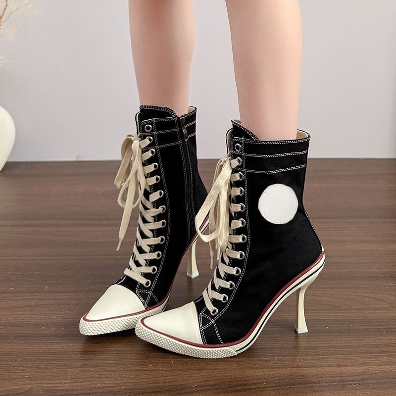 Chaussures Y2K pour filles, ch - Canvas Sneaker High avis et prix