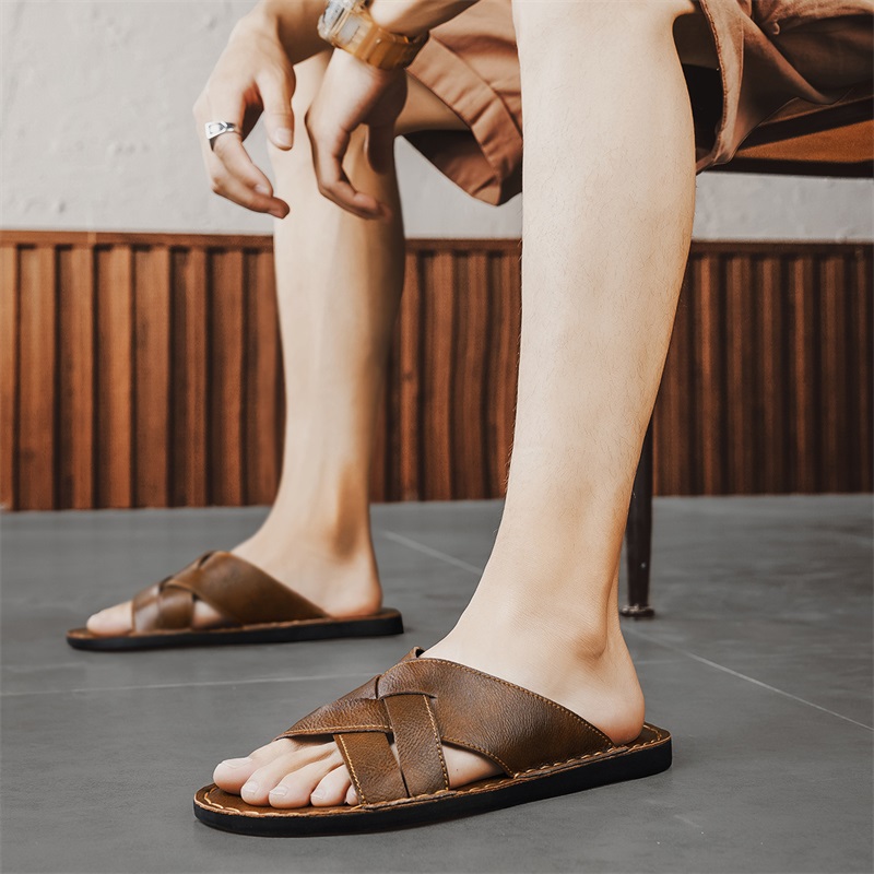 Sandales décontractées en cuir - Men'S Shoes Hugo Boss avis et prix