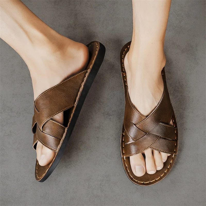 Sandales décontractées en cuir - Men'S Shoes Hugo Boss avis et prix