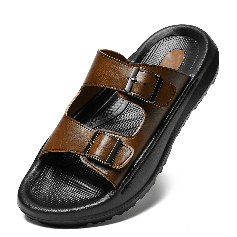 Sandales à enfiler pour hommes - Men Shoes Velcro avis et prix