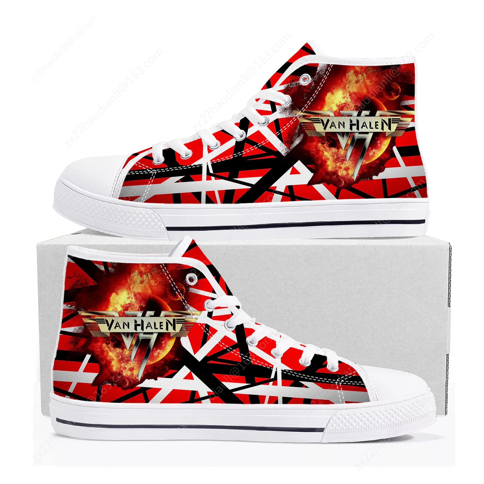 Van Evh 5150 rayures Halen bas - Canvas Sneaker High avis et prix