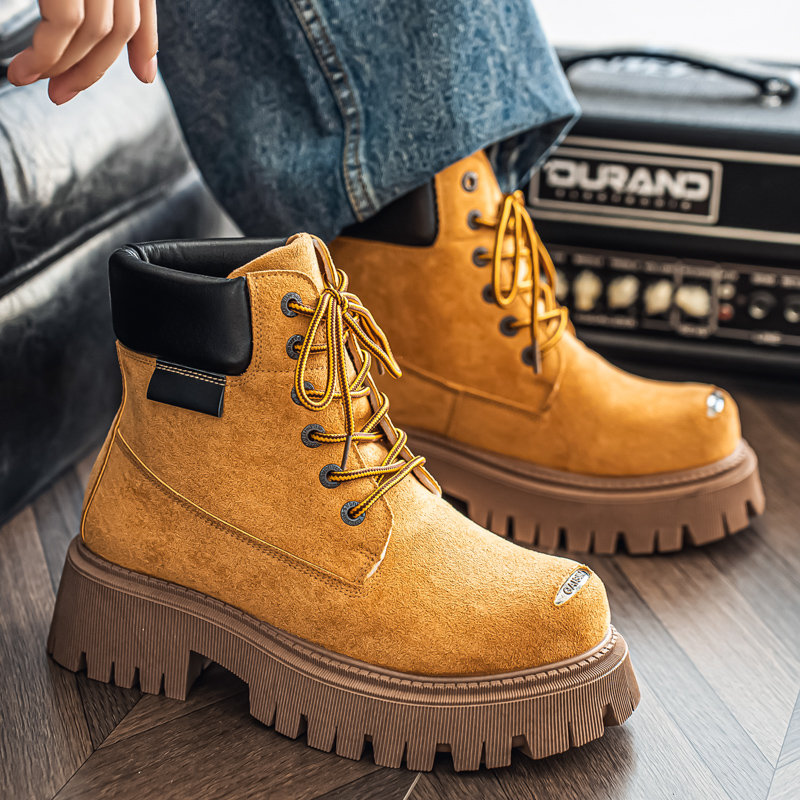 Bottes montantes classiques en - Men'S Shoes With Wide Toe Box avis et prix