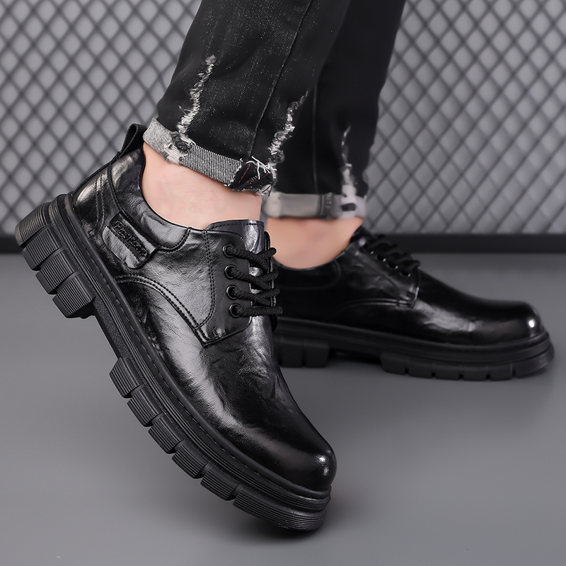 Chaussures en cuir décontracté - Men Shoes For Office Work avis et prix