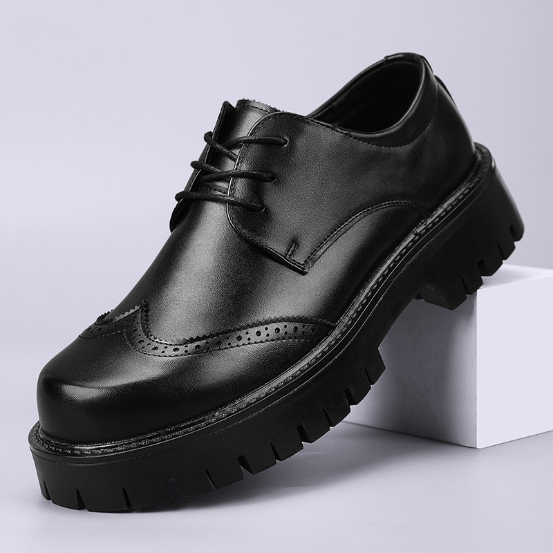 Chaussures en cuir noir uni po - Men Shoes Louboutin avis et prix