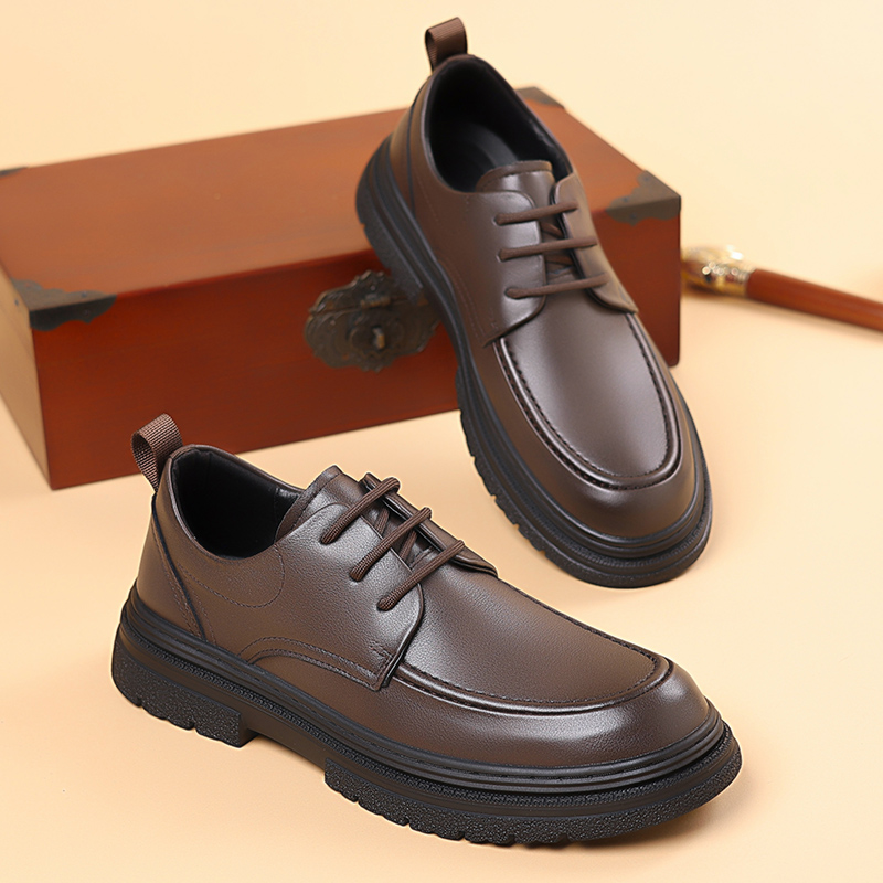 Chaussures en cuir pour hommes - Men Shoes For Office Work avis et prix