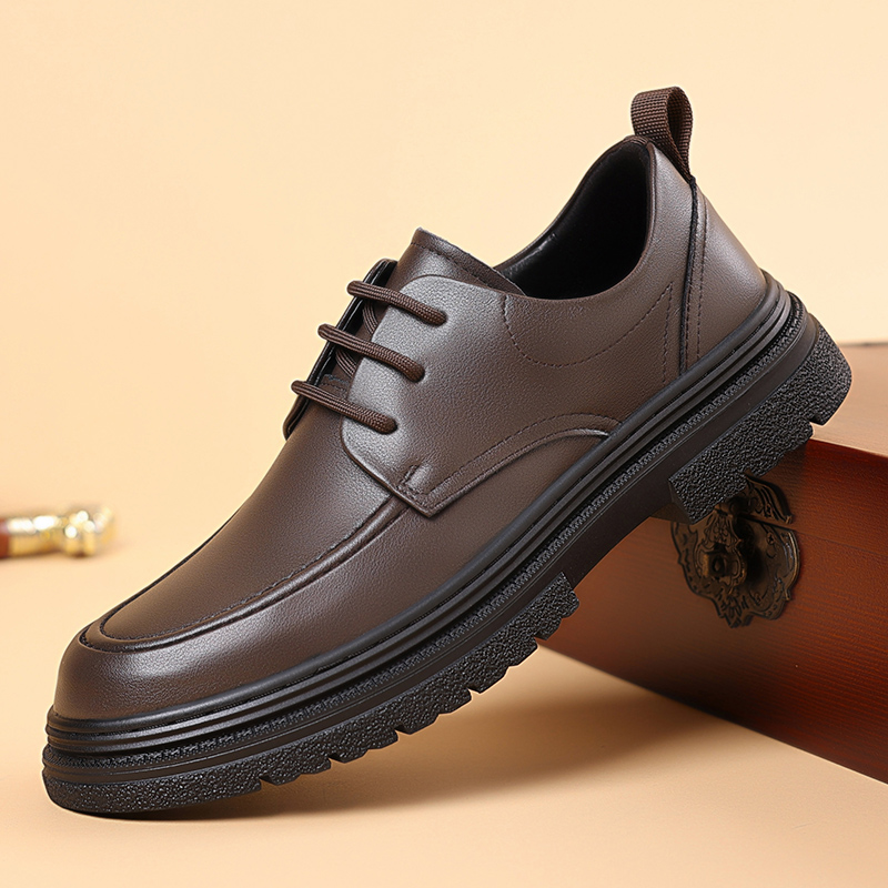 Chaussures en cuir pour hommes - Men Shoes For Office Work avis et prix