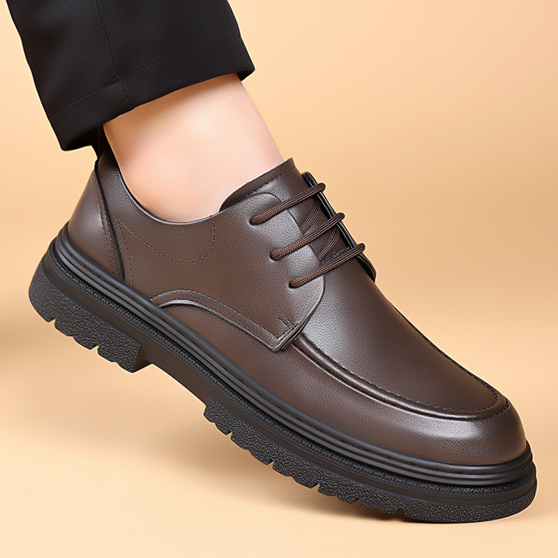 Chaussures en cuir pour hommes - Men Shoes For Office Work avis et prix