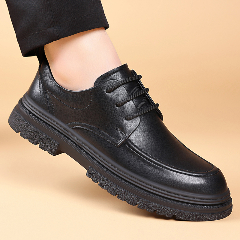 Chaussures en cuir pour hommes - Men Shoes For Office Work avis et prix