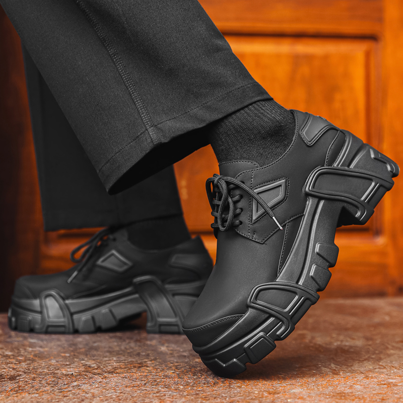 Chaussures à plateforme en cui - Men Shoes For Office Work avis et prix