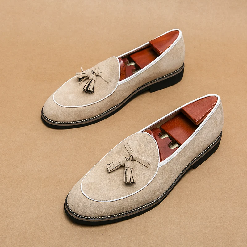 Mocassins en daim pour hommes, - Men Shoes Louboutin avis et prix