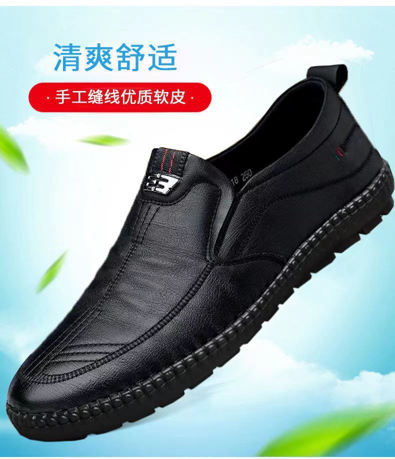 Mocassins en cuir pour hommes, - Men Shoes For Office Work avis et prix