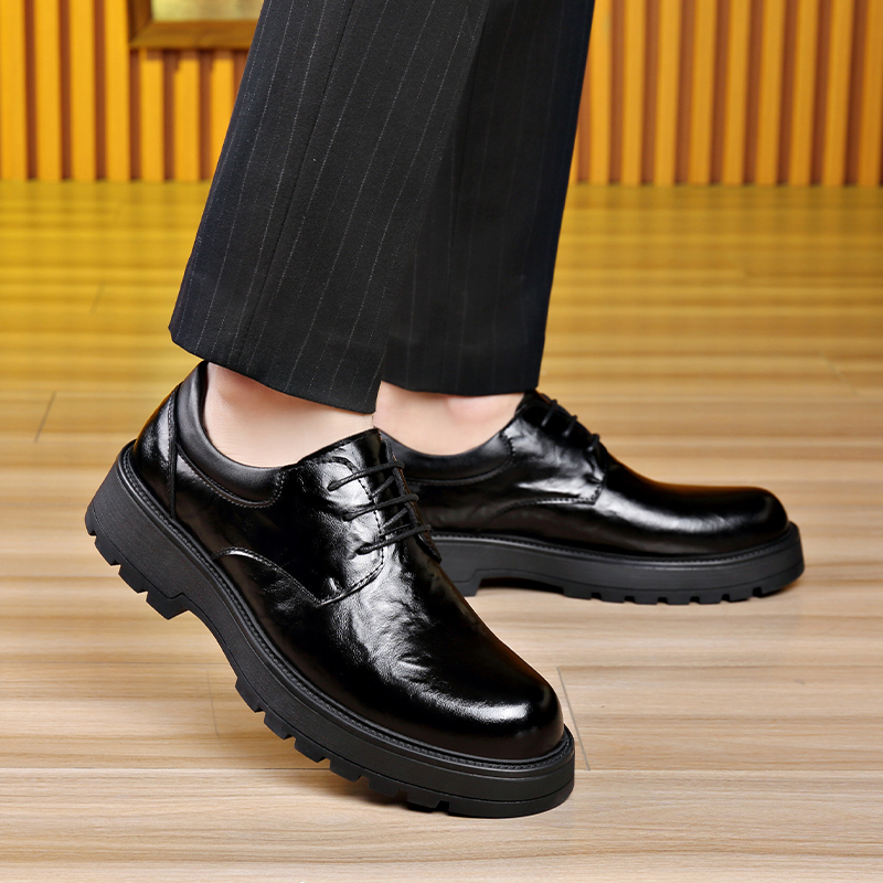 Chaussures en cuir décontracté - Men Shoes For Office Work avis et prix