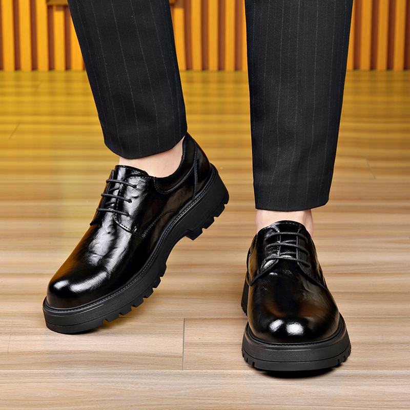 Chaussures en cuir décontracté - Men Shoes For Office Work avis et prix